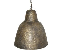 Clayre & Eef Hanglamp Ø 40x150 cm Bruin Metaal Rond Hanglamp Eettafel