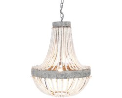 Clayre & Eef Hanglamp Ø 54x72 cm Grijs IJzer