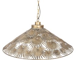 Clayre & Eef Hanglamp Ø 61x51/156 cm Goudkleurig IJzer