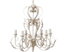 Clayre & Eef Hanglamp Ø 65x68 cm Grijs Bruin IJzer