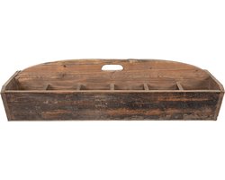 Clayre & Eef Houten kistje 88x32x23 cm Bruin Hout Opbergkistje
