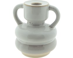 Clayre & Eef Kandelaar 11 cm Beige Porselein