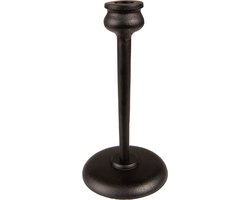 Clayre & Eef Kandelaar 27 cm Zwart Aluminium