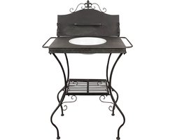 Clayre & Eef Kaptafel 72x48x114 cm Bruin Groen Ijzer