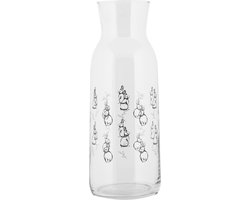 Clayre & Eef Karaf 1000 ml Transparant Glas Konijnen