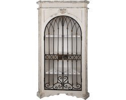 Clayre & Eef Kast 102x42x190 cm Beige Zwart Hout