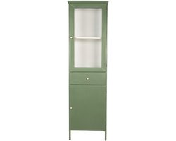 Clayre & Eef Kast 54x42x184 cm Groen Metaal