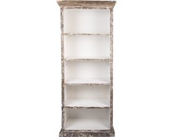 Clayre & Eef Kast 80x36x195 cm Bruin Beige Hout