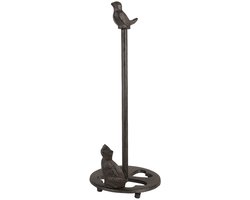 Clayre & Eef Keukenrolhouder Ø 14x36 cm Bruin Metaal
