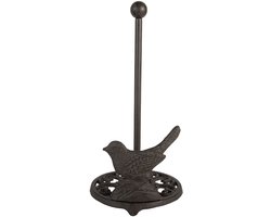 Clayre & Eef Keukenrolhouder Ø 17x33 cm Bruin Metaal