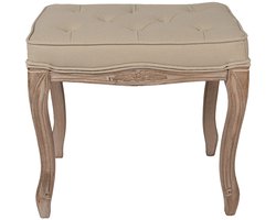 Clayre & Eef Krukje 50x36x47 cm Bruin Beige Hout Textiel