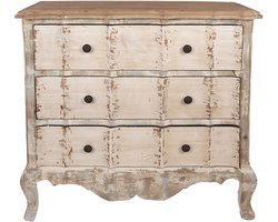 Clayre & Eef Ladekast 95x38x90 cm Beige Hout