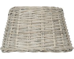 Clayre & Eef Lampenkap Hanglamp Ø 36x22 cm Beige Rotan