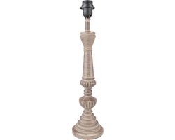 Clayre & Eef Lampenvoet Ø 13x51 cm Bruin Hout