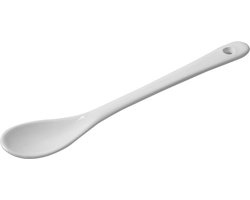 Clayre & Eef Lepel 15x2x1 cm Wit Keramiek