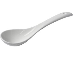 Clayre & Eef Lepel 15x4x2 cm Wit Keramiek