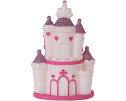 Clayre & Eef Nachtlampje Kind LED 16x11x24 cm Roze Kunststof