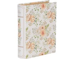 Clayre & Eef Opbergdoos Boeken 17x14x5 cm Wit Karton