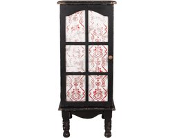 Clayre & Eef Opbergkast 46x42x111 cm Zwart Hout