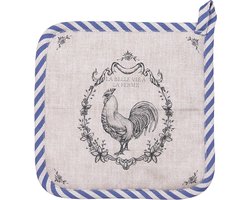 Clayre & Eef Pannenlap 20x20 cm Beige Katoen Haan