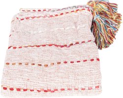 Clayre & Eef Plaid KT060.084 125*150 cm - Meerkleurig Katoen  Deken  Kleed  Dekentje