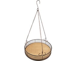Clayre & Eef Plantenhanger Ø 41x8/70 cm Bruin IJzer
