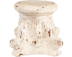 Clayre & Eef Plantentafel 22x22x21 cm Beige Keramisch materiaal