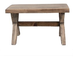 Clayre & Eef Plantentafel 24x13x14 cm Bruin Hout