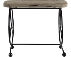 Clayre & Eef Plantentafeltje 26x16x22 cm Bruin Hout