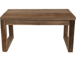 Clayre & Eef Plantentafeltje 38x18x19 cm Bruin Hout Rechthoek Plantenstandaard