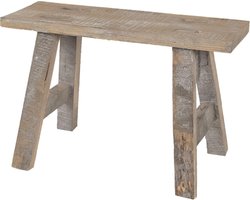 Clayre & Eef Plantentafeltje 40x14x27 cm Bruin Hout Rechthoek Plantenstandaard