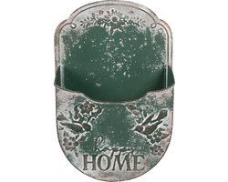 Clayre & Eef Planthouder 28x9x41 cm Groen Metaal