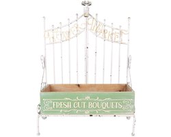 Clayre & Eef Planthouder 42x23x57 cm Groen Metaal
