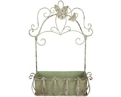 Clayre & Eef Planthouder 44x15x58 cm Groen Metaal