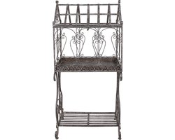 Clayre & Eef Planthouder 48x36x102 cm Bruin Metaal
