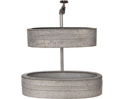 Clayre & Eef Planthouder 55 cm Grijs IJzer