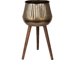 Clayre & Eef Planthouder 60 cm Koperkleurig Bruin Metaal