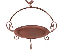 Clayre & Eef Planthouder etagère 35x27x30 cm Rood IJzer