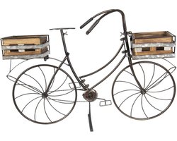 Clayre & Eef Planthouder Fiets 85x30x58 cm Bruin IJzer Fiets