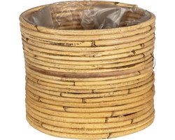 Clayre & Eef Planthouder Ø 21x17 cm Bruin Rotan