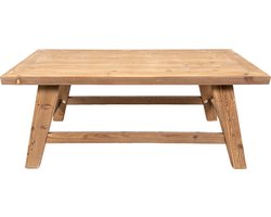 Clayre & Eef Salontafel 120x60x48 cm Bruin Hout Bijzettafel