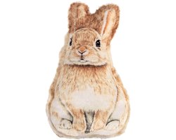 Clayre & Eef Sierkussen Konijn 13x5x25 cm Bruin Polyester