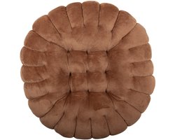 Clayre & Eef Sierkussen Ø 38x5 cm Bruin Polyester