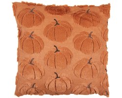 Clayre & Eef Sierkussen Overig 45x45 cm Oranje Synthetisch Herfst decoratie