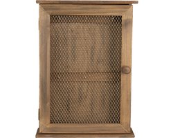 Clayre & Eef Sleutelkastje 28x9x40 cm Bruin Hout