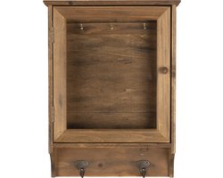 Clayre & Eef Sleutelkastje 29x8x40 cm Bruin Hout