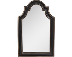 Clayre & Eef Spiegel 15x2x25 cm Bruin Zilverkleurig Polyresin