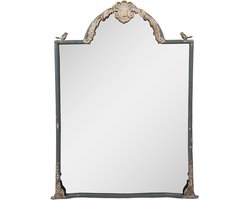 Clayre & Eef Spiegel 60x3x91 cm Blauw Metaal