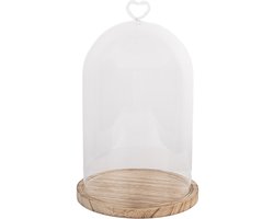 Clayre & Eef Stolp Ø 17x27 cm Transparant Glas