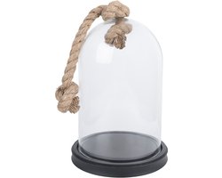 Clayre & Eef Stolp Ø 17x28 cm Transparant Hout